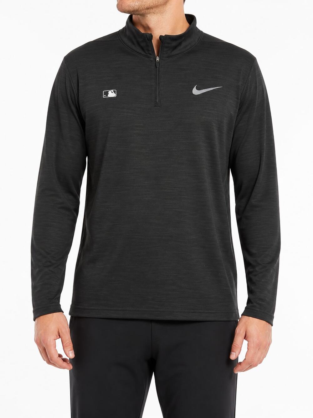 Nike MLB Dri-FIT Long Sleeve Quarter-Zip Pullover Large Gameday Baseball Apparel